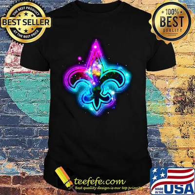 New orleans saints logo color diamond shirt