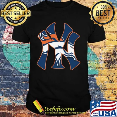 New York Yankees Denver Broncos shirt