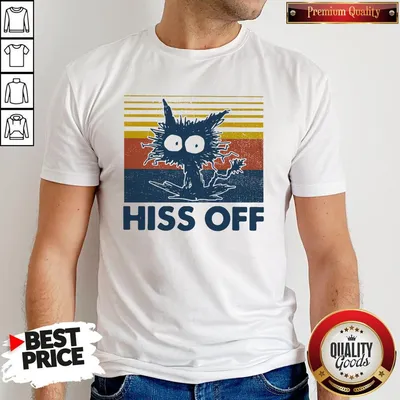 Nice Cat Hiss Off Vintage Shirt
