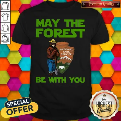 Nice Farmer Bear May The Forest Be With You Shirt
