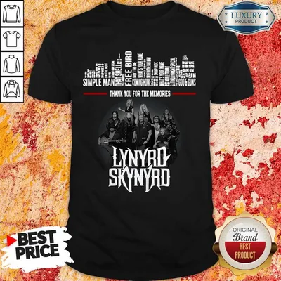 Nice Thank You For The Memories Lynyrd Skynyrd Shirt