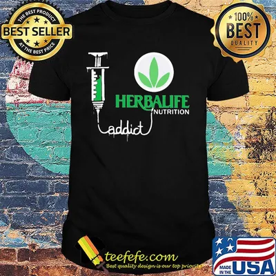 Nurse herbalife nutrition addict needle shirt