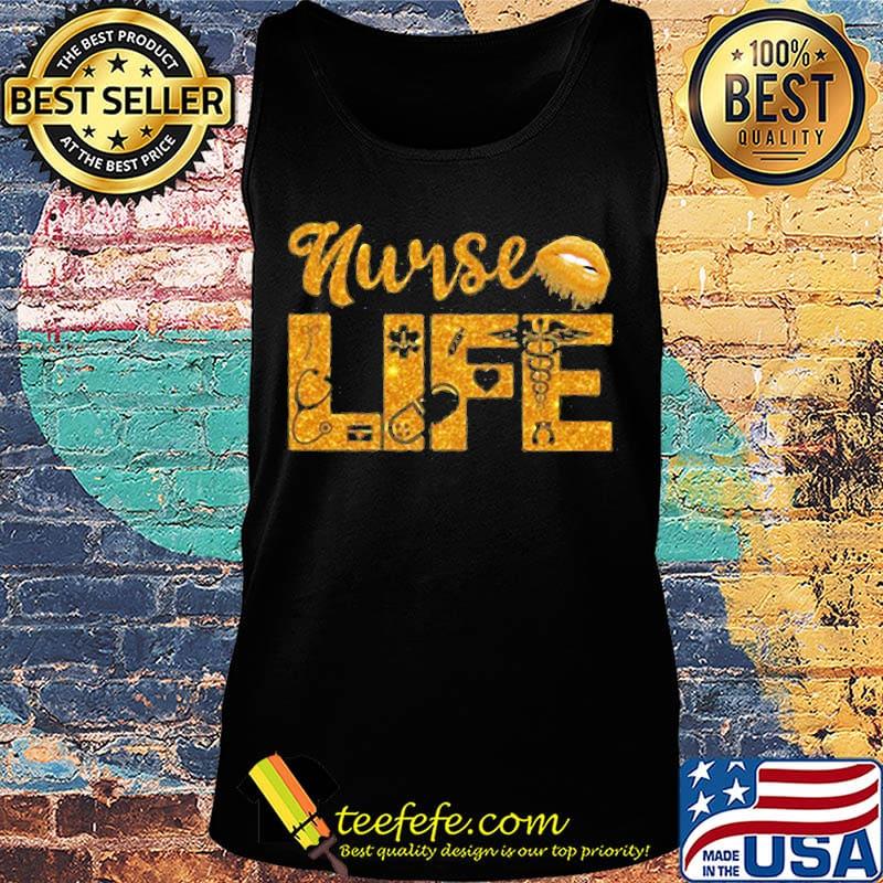Nurse life lips diamond s Tank top Nurse life lips diamond s Tank top