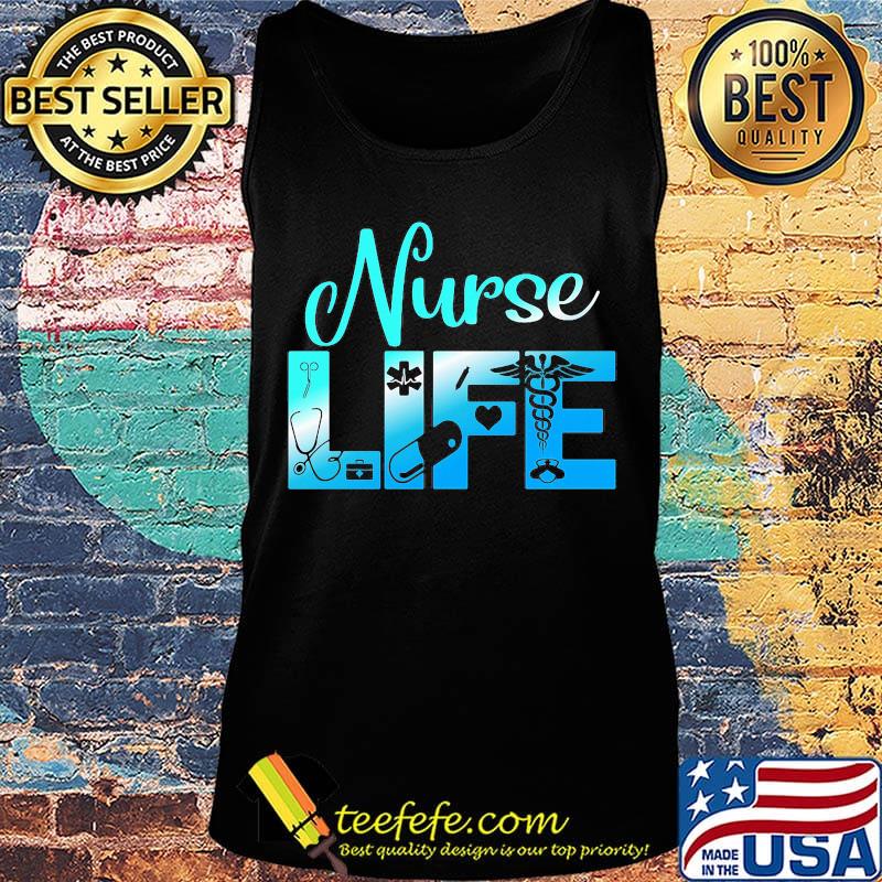 Nurse life medical logo heart medicine ear piece s Tank top Nurse life medical logo heart medicine ear piece s Tank top