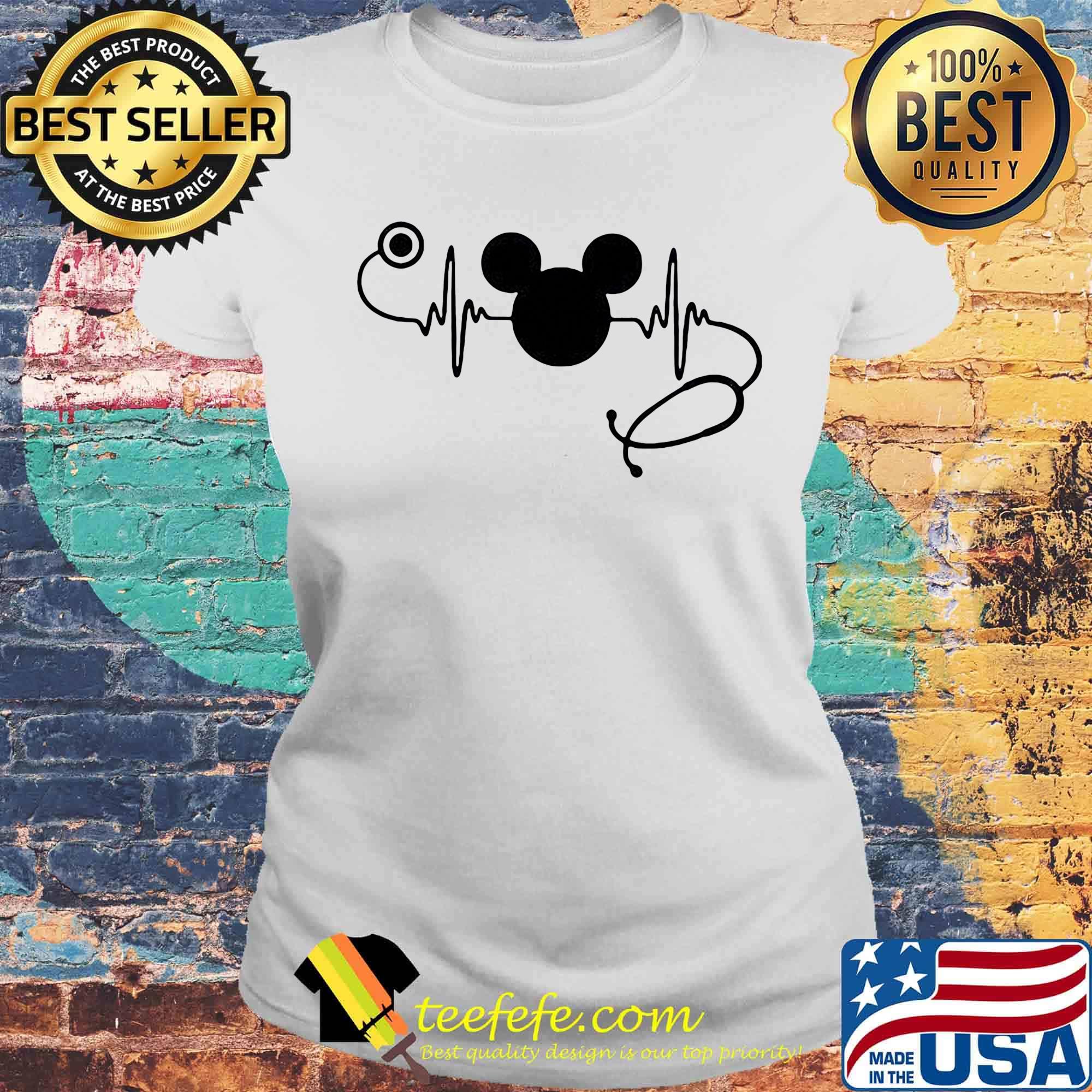 Nurse mickey mouse stethoscope s Laides tee Nurse mickey mouse stethoscope s Laides tee