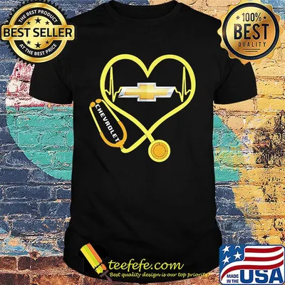 Nurse stethoscope chevrolet heartbeat shirt