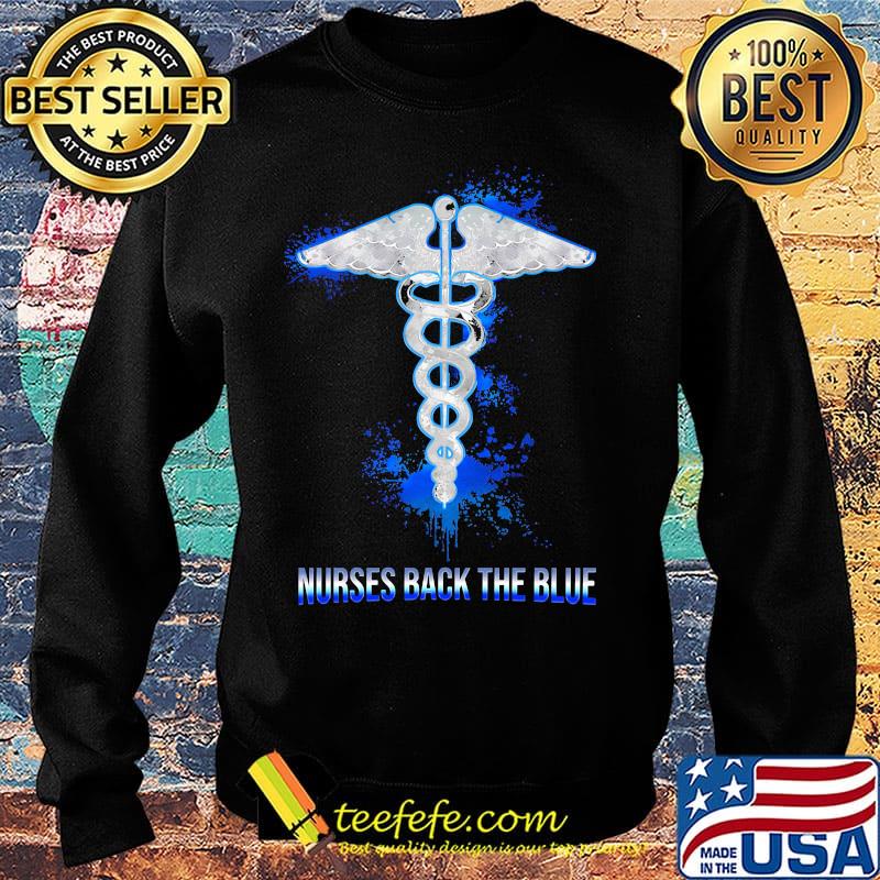 Nurses back the blue american s Sweater Nurses back the blue american s Sweater