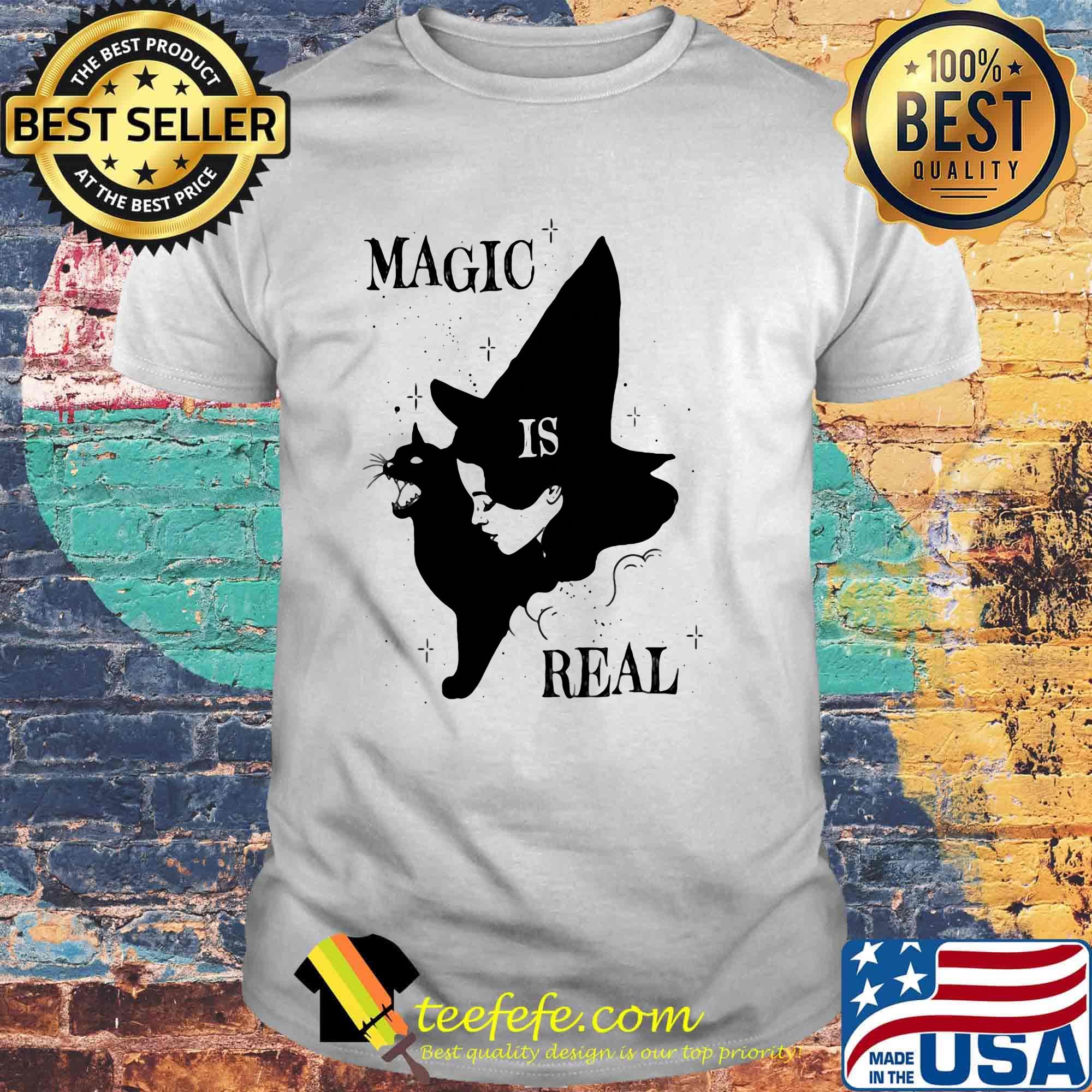Offcial Magic is real Witch shirt