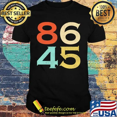 Official 8645 Impeach Anti Trump Shirt