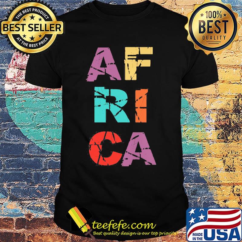 Official Africa Typografic Scatter Shirt