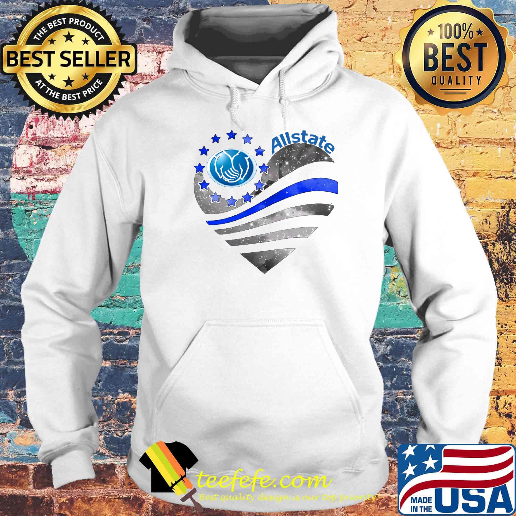 Official Allstate heart Diamond s Hoodie Official Allstate heart Diamond s Hoodie
