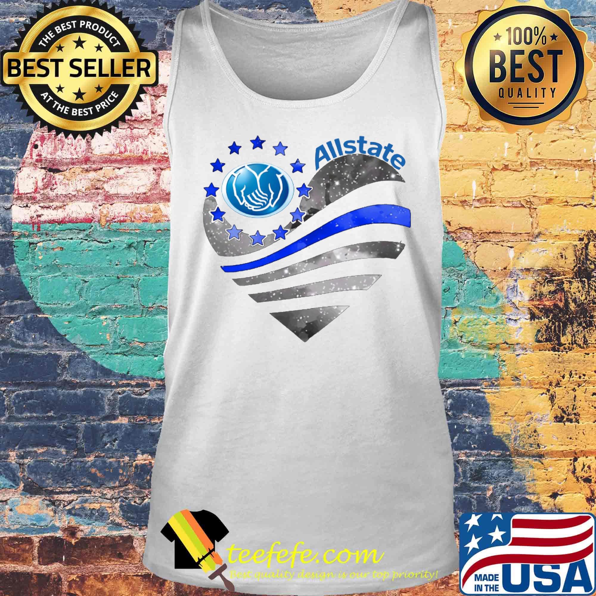Official Allstate heart Diamond s Tank top Official Allstate heart Diamond s Tank top