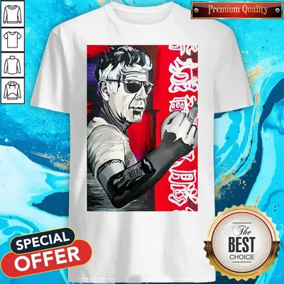 Official Anthony Bourdain Fuck Middle Finger Shirt