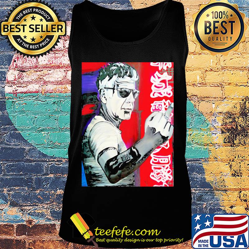 Official Anthony Bourdain Fuck Middle Finger Shirt Tank top Official Anthony Bourdain Fuck Middle Finger Shirt Tank top