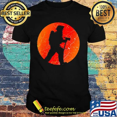 Official awesome firefighter sunset shirt