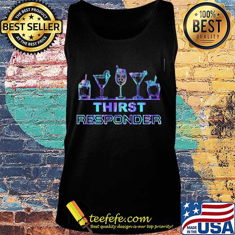 OFFICIAL BARTENDER THIRST RESPONDER SHIRT Tank top OFFICIAL BARTENDER THIRST RESPONDER SHIRT Tank top