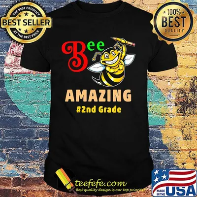 Official Bee amazing #2nd grade shirt