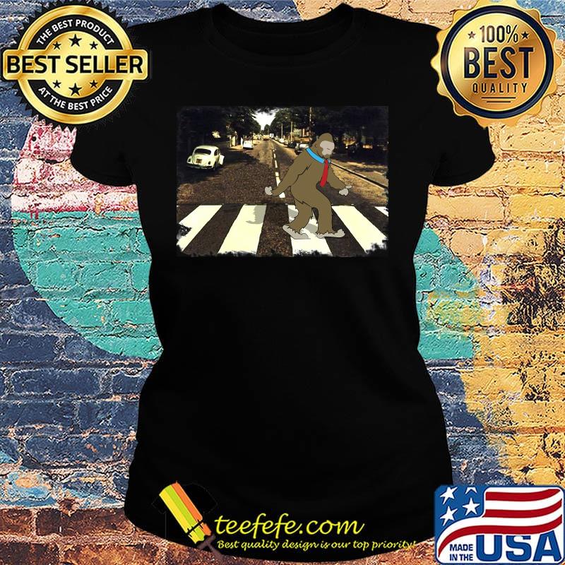Official bigfoot abbey road s Ladies tee Official bigfoot abbey road s Ladies tee