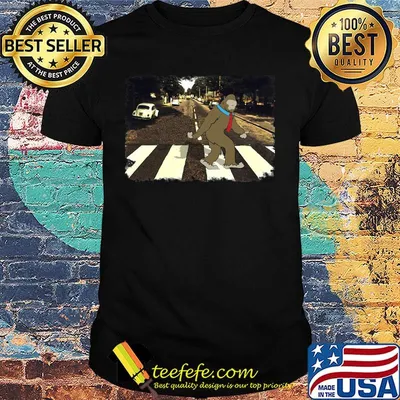 Official bigfoot abbey road shirt