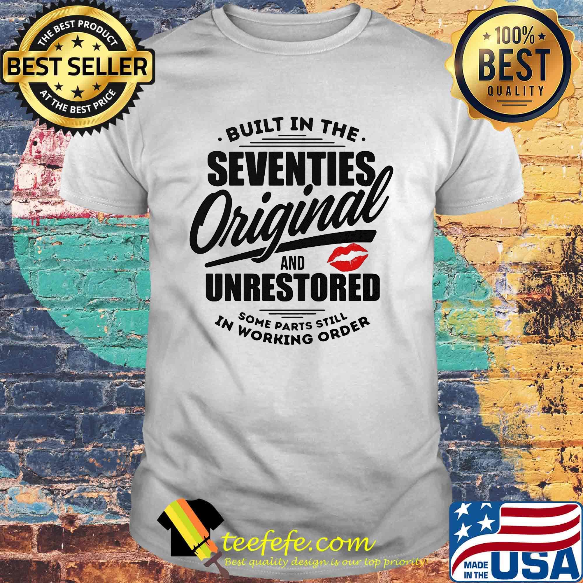 Official Built in the seventies original and unrestored some parts still in working order shirt