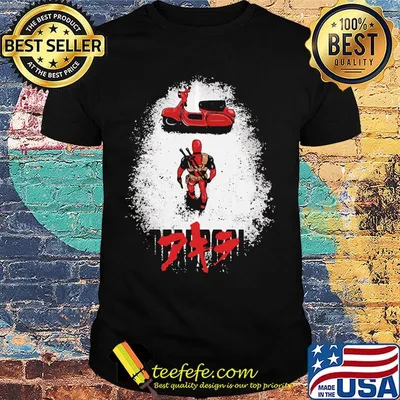 Official Deadpool graphic vespa shirt