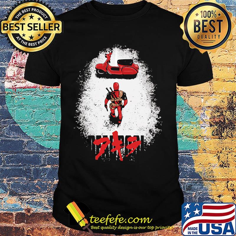 Official Deadpool graphic vespa shirt