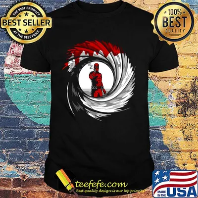 Official Deadpool gun shirt