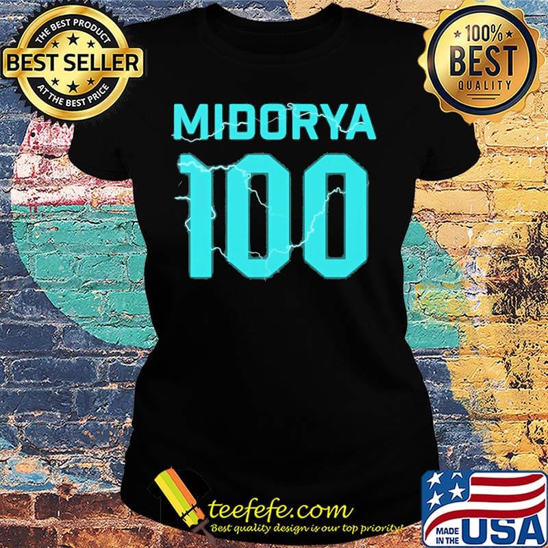 Official deku izuku midorya 100 s Ladies tee Official deku izuku midorya 100 s Ladies tee