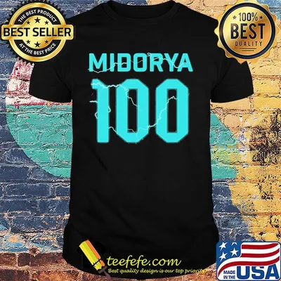 Official deku izuku midorya 100 shirt