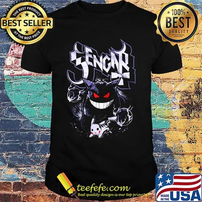 Official gengar and pokemon shirt