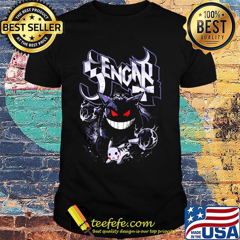 Official gengar and pokemon shirt