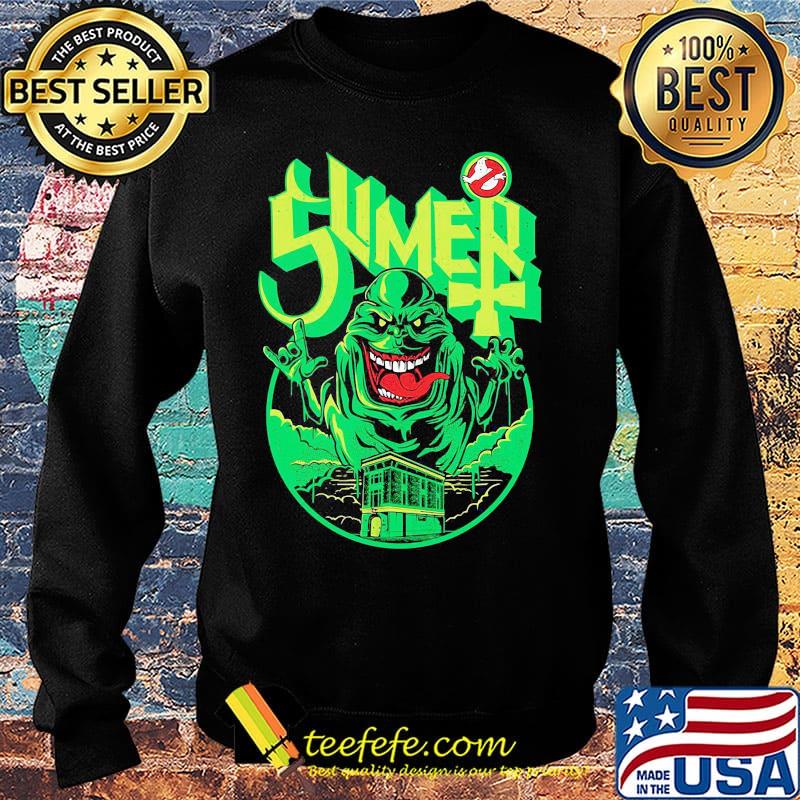 Official ghostbusters slime green s Sweater Official ghostbusters slime green s Sweater