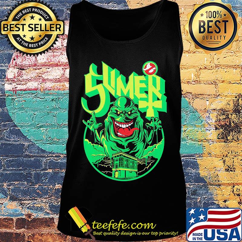 Official ghostbusters slime green s Tank top Official ghostbusters slime green s Tank top
