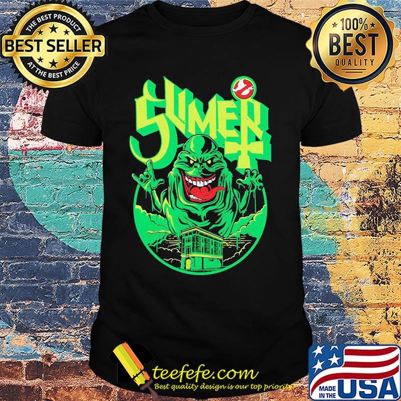 Official ghostbusters slime green shirt Official ghostbusters slime green shirt