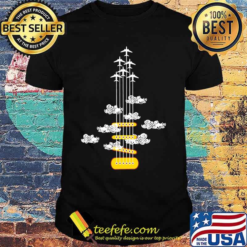 Official Guitar Airplane Guitar shirt