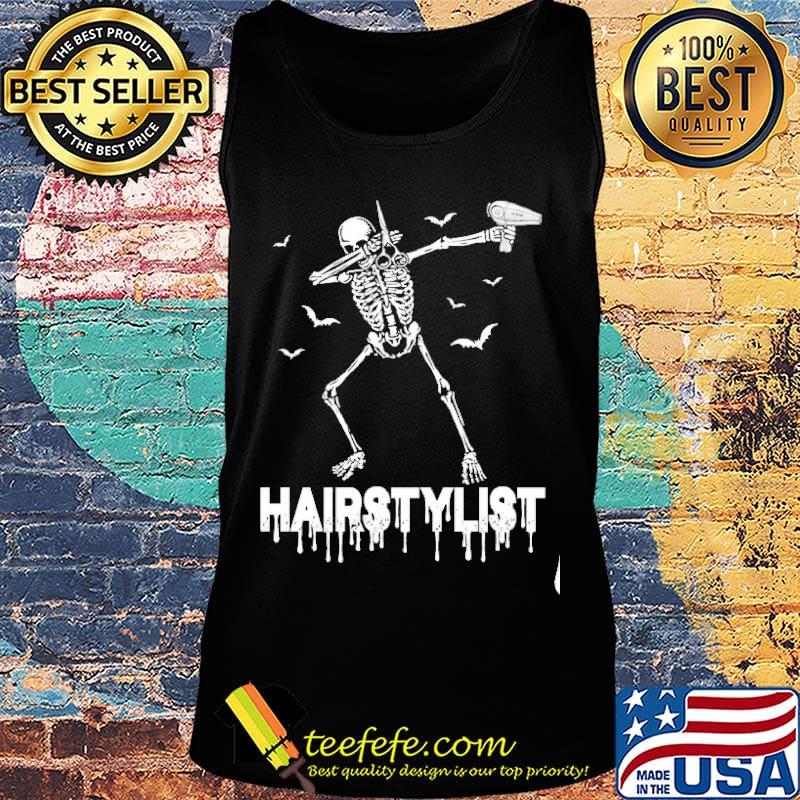Official Hairstylist Skeleton Shirt Tank top Official Hairstylist Skeleton Shirt Tank top