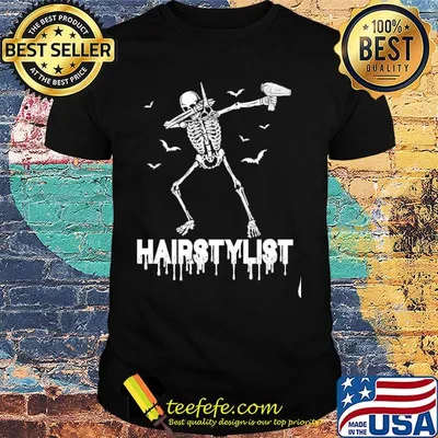 Official Hairstylist Skeleton Shirt
