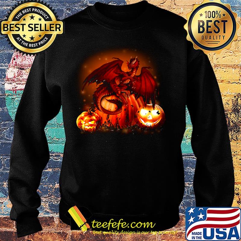 Official Halloween Dragon Pumkin s Sweater Official Halloween Dragon Pumkin s Sweater