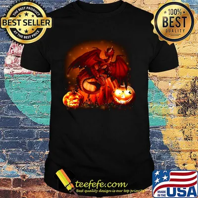 Official Halloween Dragon Pumkin shirt