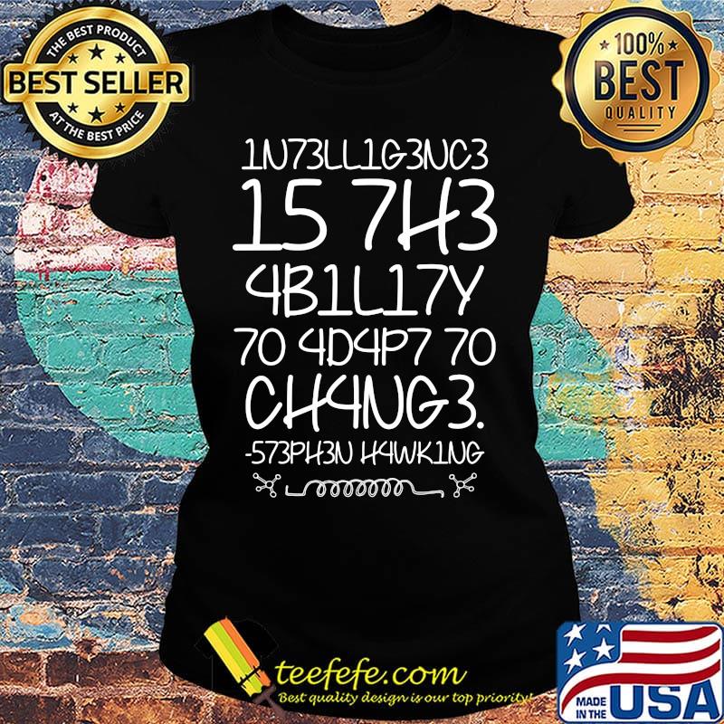 Official Intelligent Science Shirt Ladies tee Official Intelligent Science Shirt Ladies tee