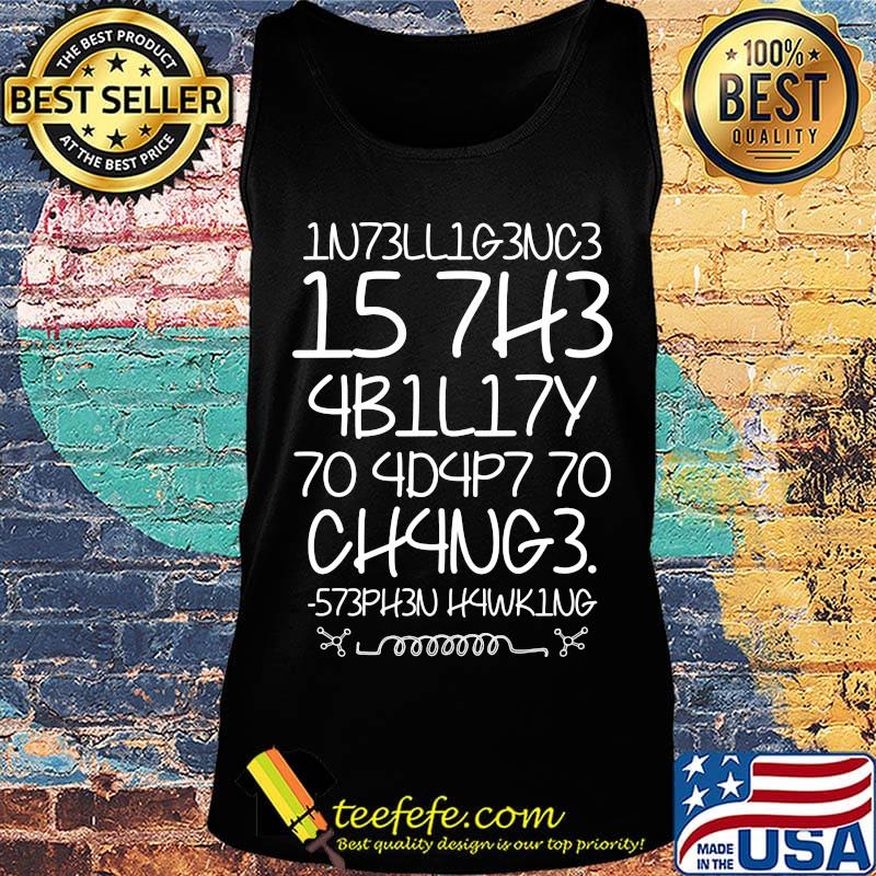 Official Intelligent Science Shirt Tank top Official Intelligent Science Shirt Tank top