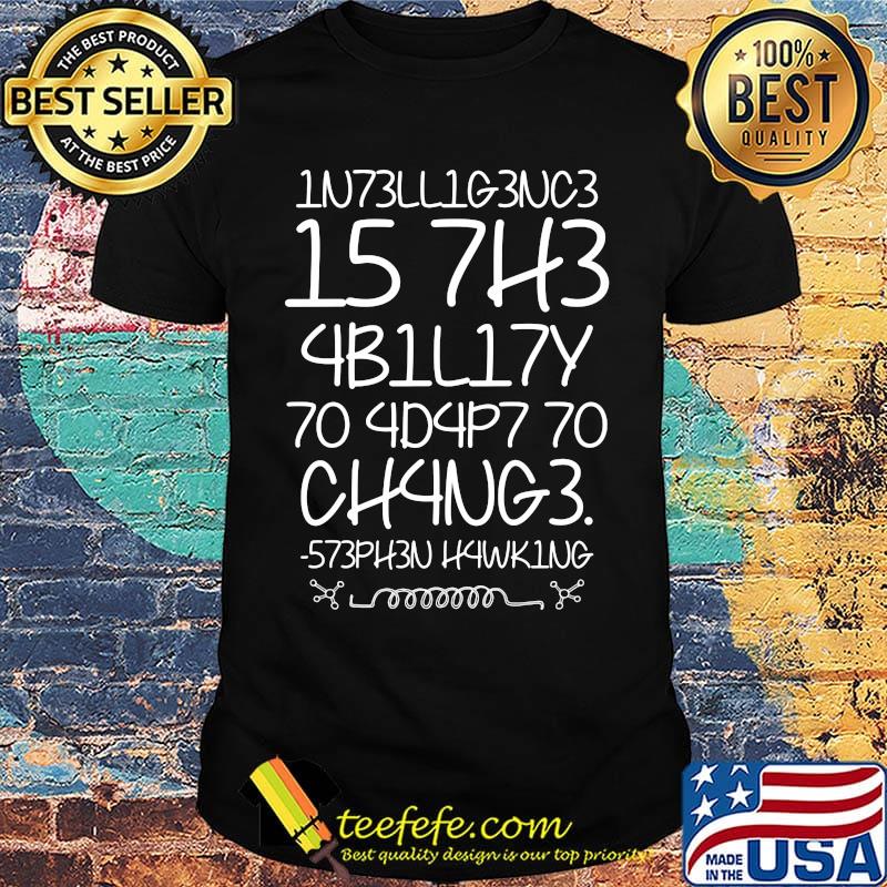 Official Intelligent Science Shirt Official Intelligent Science Shirt