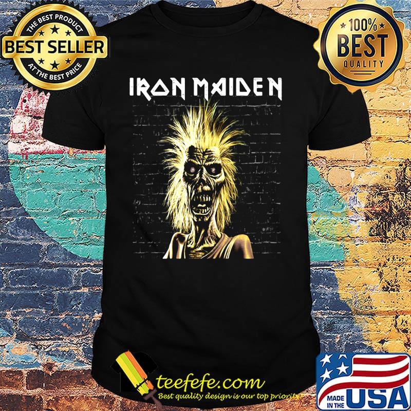 Official iron maiden skeleton shirt