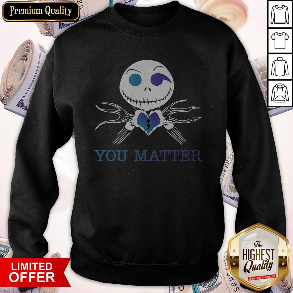 Official Jack Skellington You Matter Shirt