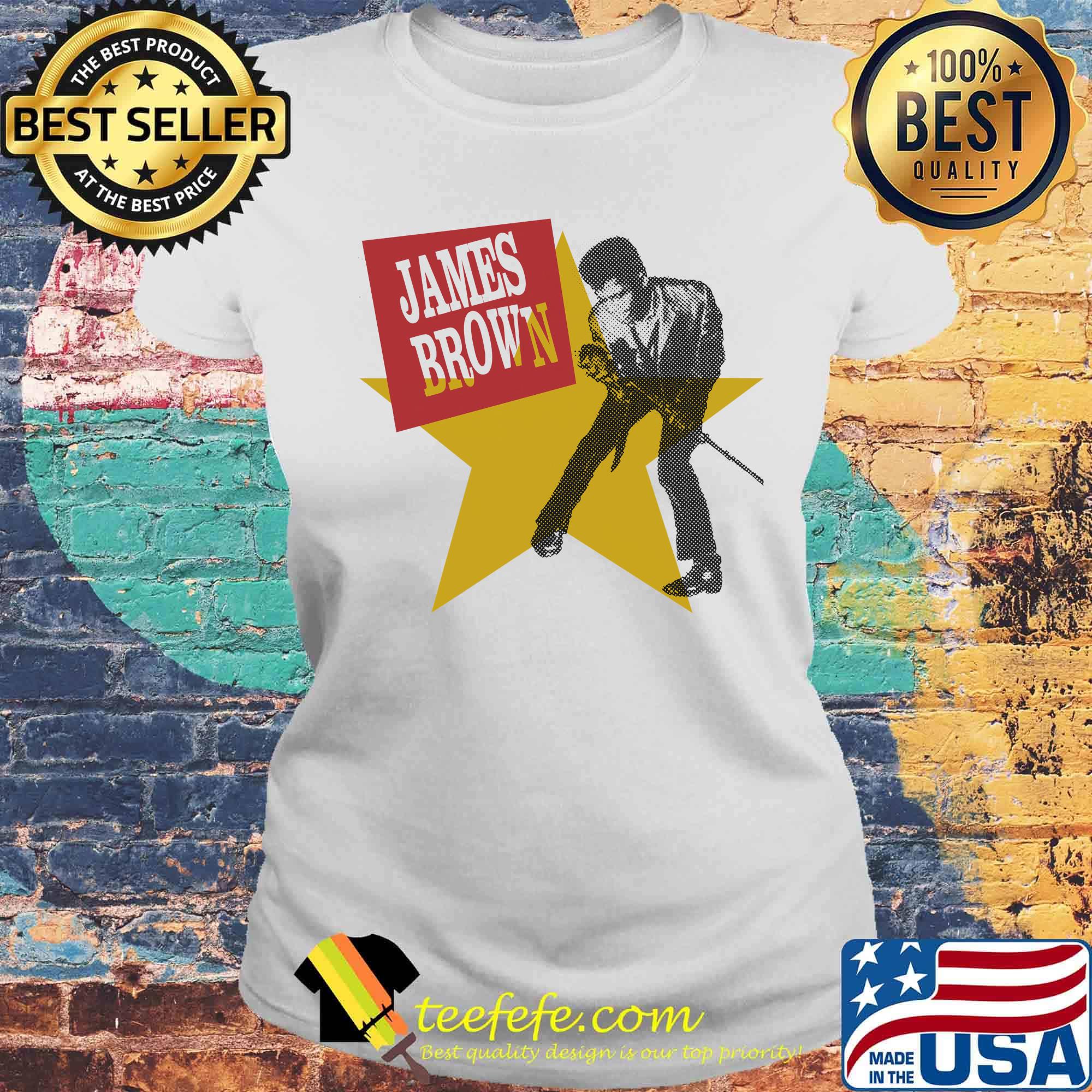 Official James Brown star s Laides tee Official James Brown star s Laides tee