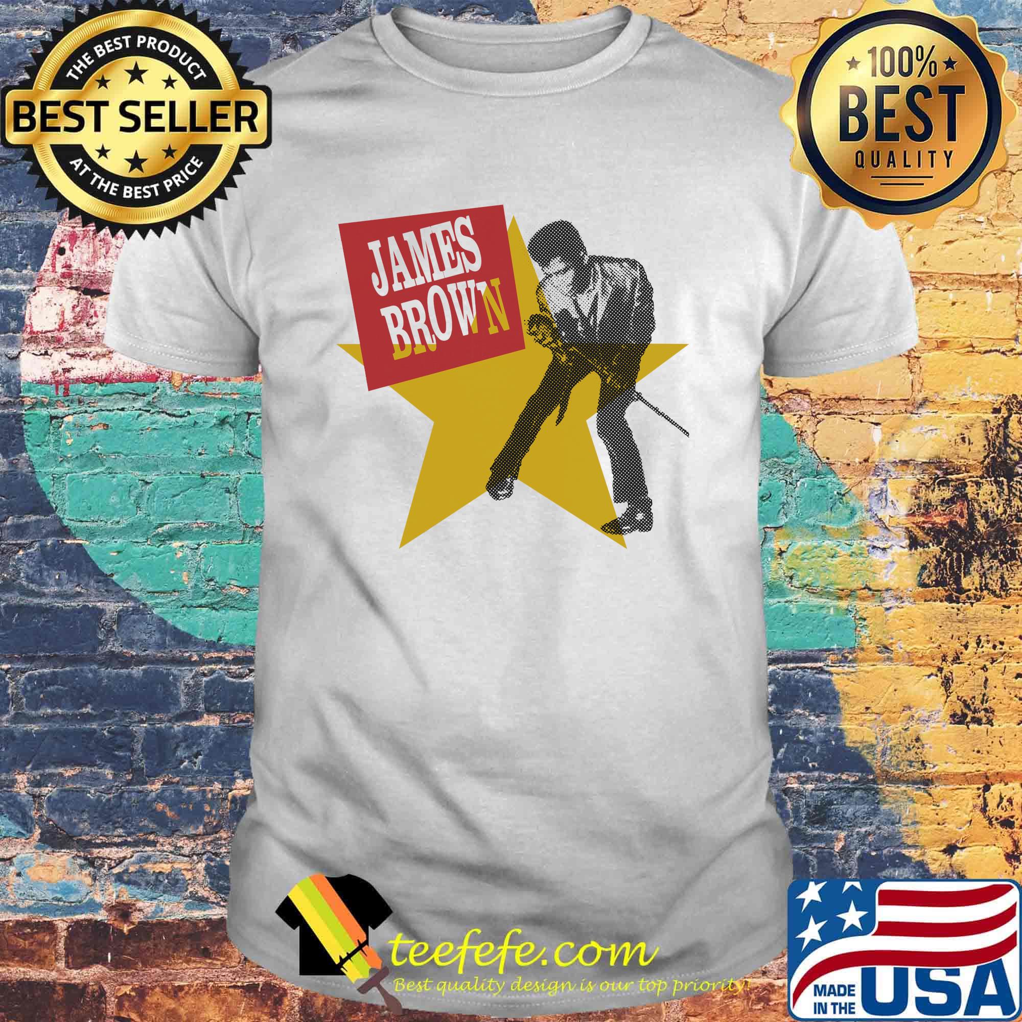 Official James Brown star shirt Official James Brown star shirt
