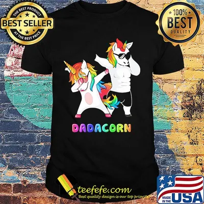 Official lgbt unicorn dadacorn shirt