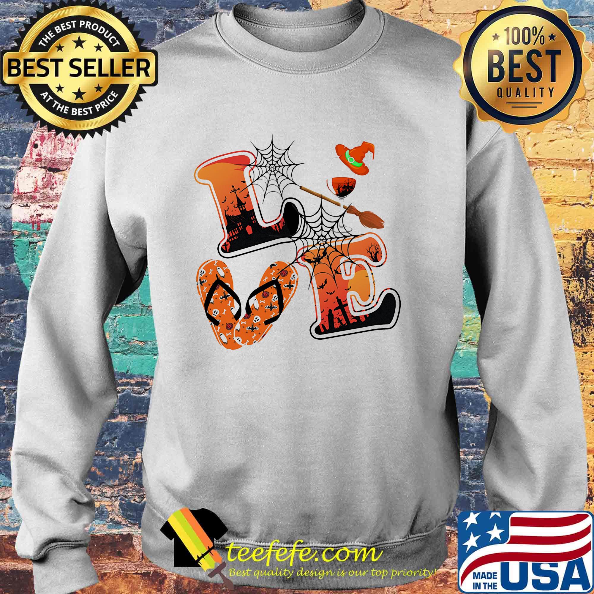 Official Love Halloween Witch Shirt Sweater Official Love Halloween Witch Shirt Sweater