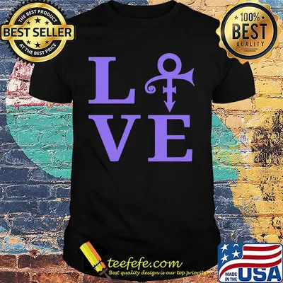 Official love prince logo shirt