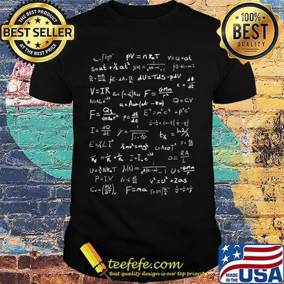 Official math formulas shirt